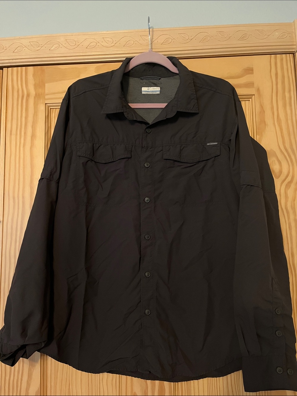 Columbia Black Lightweight Long-Sleeve Shirt